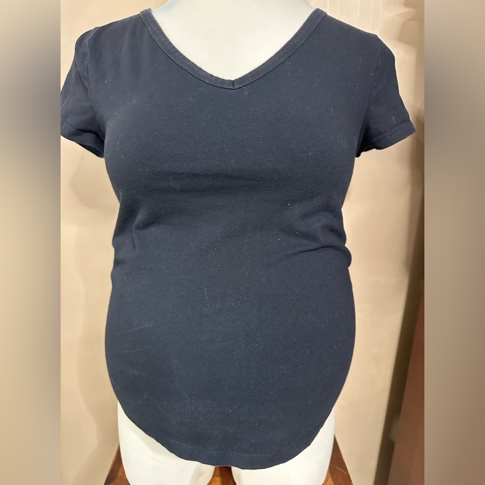 3 SHEIN Maternity Shirts, 2 Black tees & 1 White Top Size Large - Picture 7 of 16